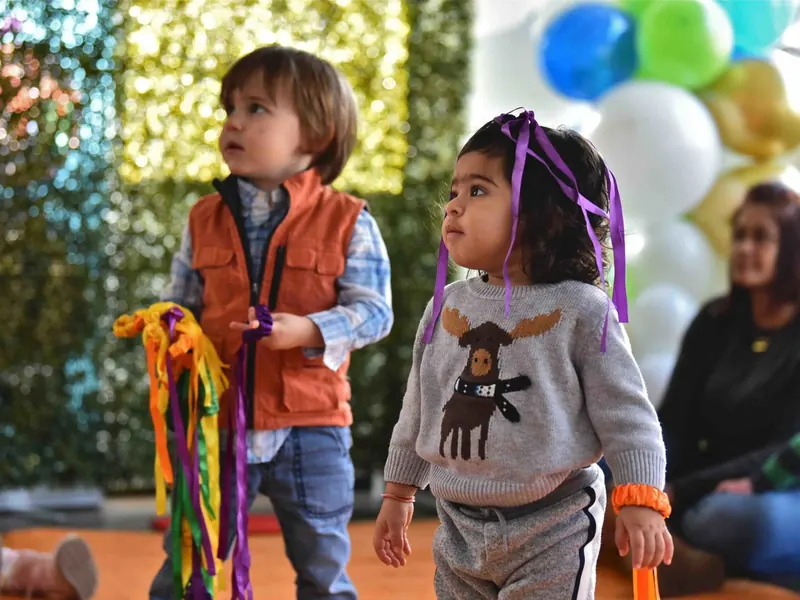 Kids celebrating at a Rockness Music birthday party