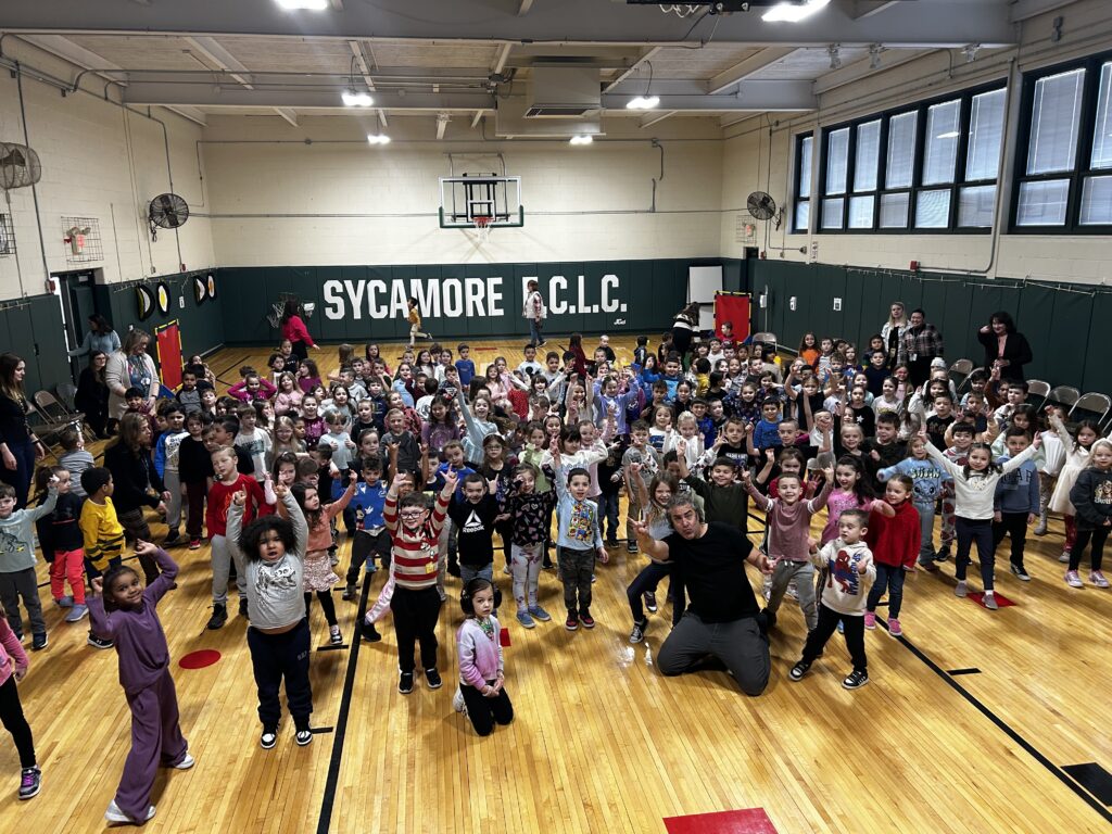 Large Assembly of children